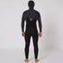 Mens Free Flex Hooded 5/4 Chest-Zip Wetsuit