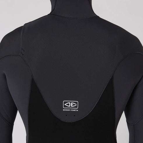 Mens Free Flex Hooded 5/4 Chest-Zip Wetsuit