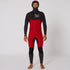 Mens Free Flex Hooded 5/4 Chest-Zip Wetsuit