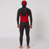 Mens Free Flex Hooded 5/4 Chest-Zip Wetsuit