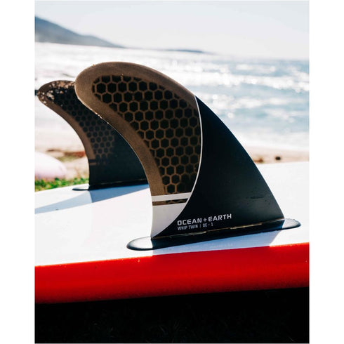 Whip Twin Fin Surfboard Fins