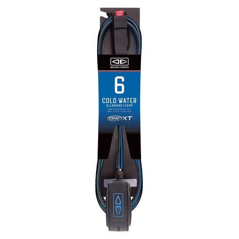 Cold Water Allround Comp One-XT Surfboard Leash - 6ft